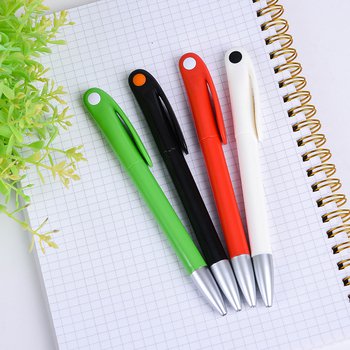 廣告筆-旋轉式塑膠筆管推薦禮品-單色原子筆-客製化贈品筆_5